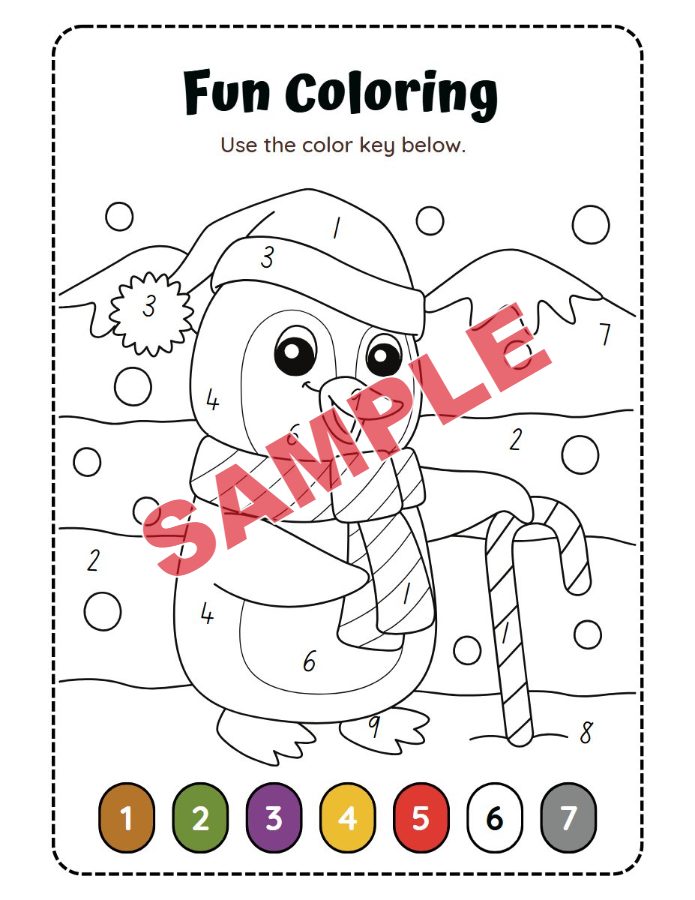 ภาพตัวอย่าง 1 ของ รวมชุดระบายสีและตารางกิจกรรมเด็ก