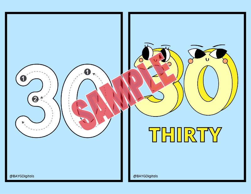 ภาพตัวอย่าง 2 ของ แบบฝึกหัดตัวเลขและการนับชุดที่978457