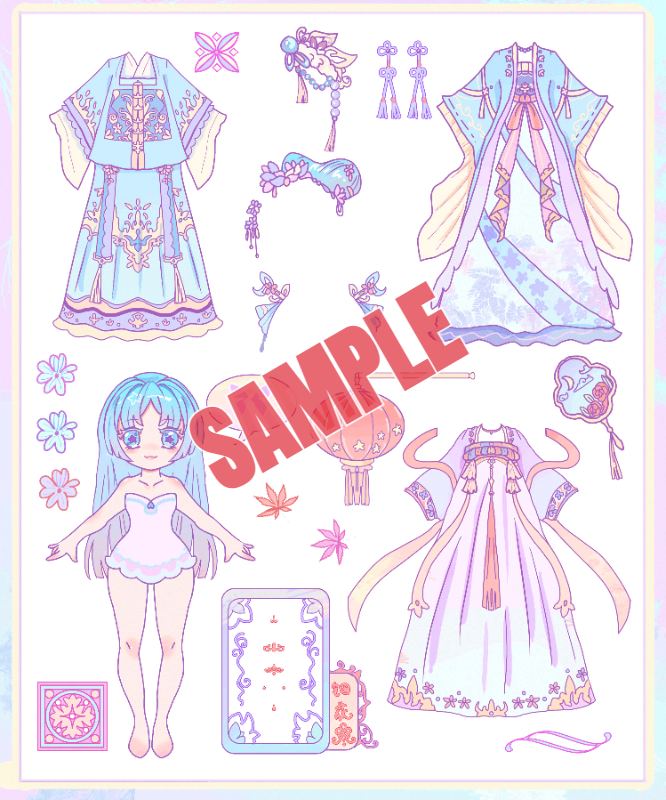 ปก ตุ๊กตากระดาษชุดที่2