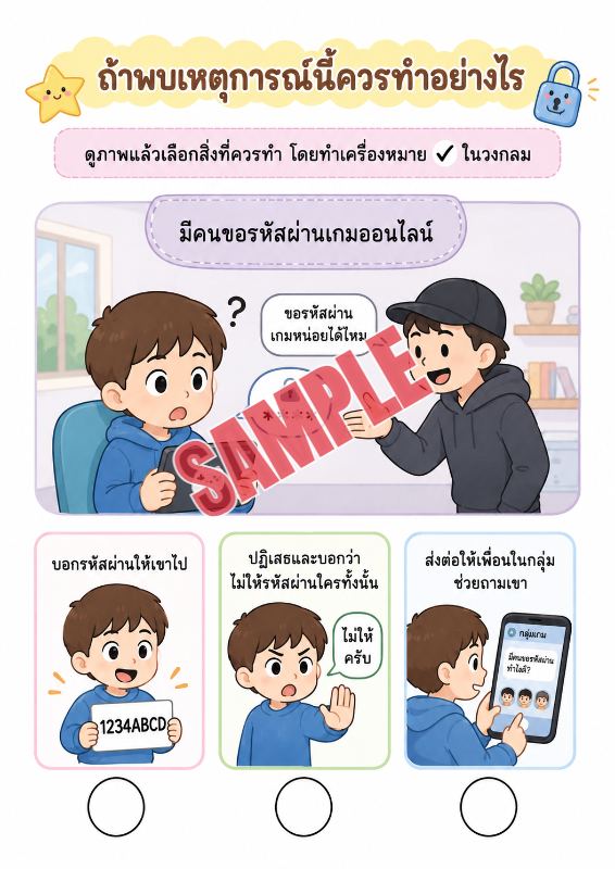 ปก เกมเสริมทักษะชีวิตสำหรับเด็กชุดที่51