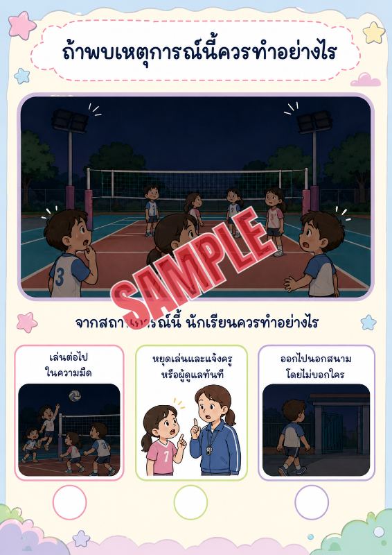 ภาพตัวอย่าง 2 ของ เกมเสริมทักษะชีวิตสำหรับเด็กชุดที่44