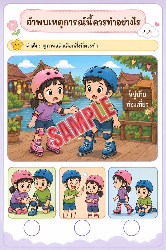 ปก เกมเสริมทักษะชีวิตสำหรับเด็กชุดที่42