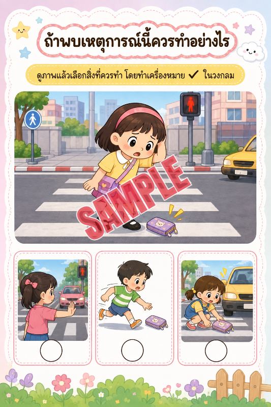 ปก เกมเสริมทักษะชีวิตสำหรับเด็กชุดที่41