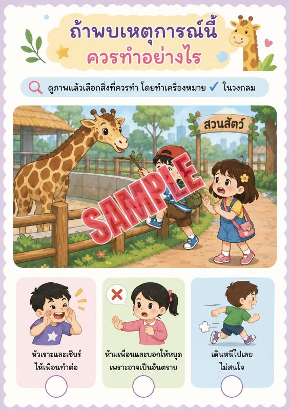 ปก เกมเสริมทักษะชีวิตสำหรับเด็กชุดที่40