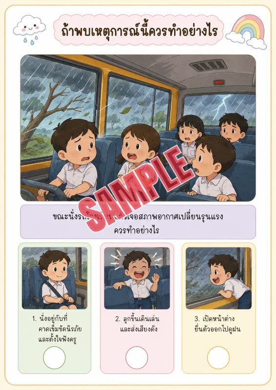 ภาพตัวอย่าง 1 ของ เกมเสริมทักษะชีวิตสำหรับเด็กชุดที่39